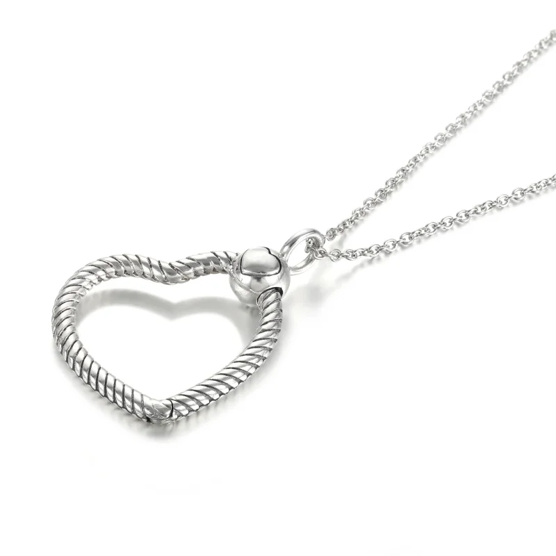 (zdjęcie do) Zawieszka Pandora Moments O w kształcie serca - 399384C00 - Wyświetl 4