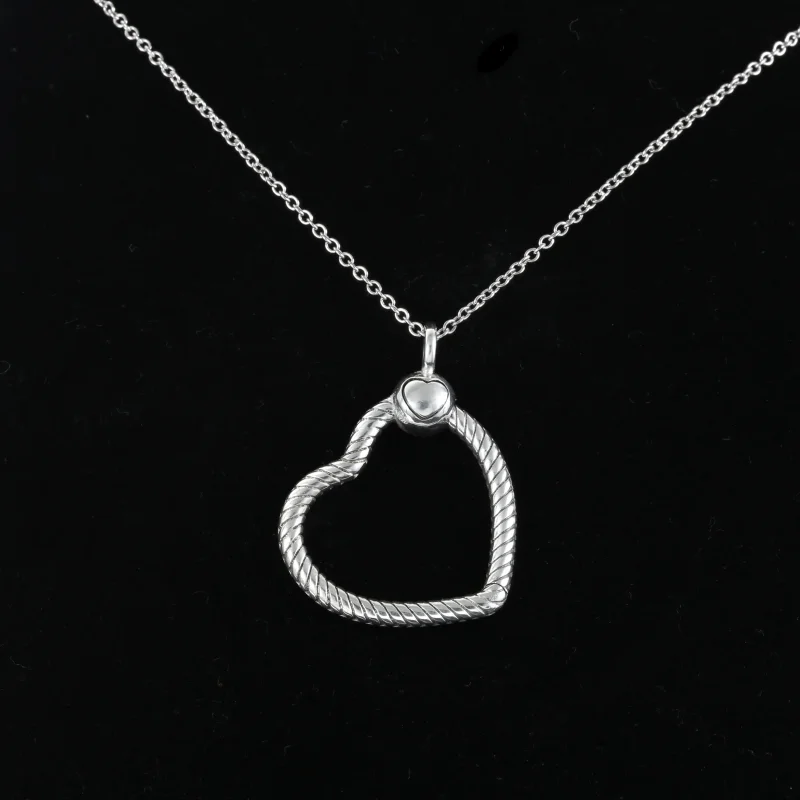 (zdjęcie do) Zawieszka Pandora Moments O w kształcie serca - 399384C00 - Wyświetl 5
