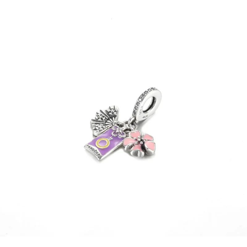 (zdjęcie do) Zawieszka Sakura, Omamori i wachlarz - 799326C01 - Wyświetl 2