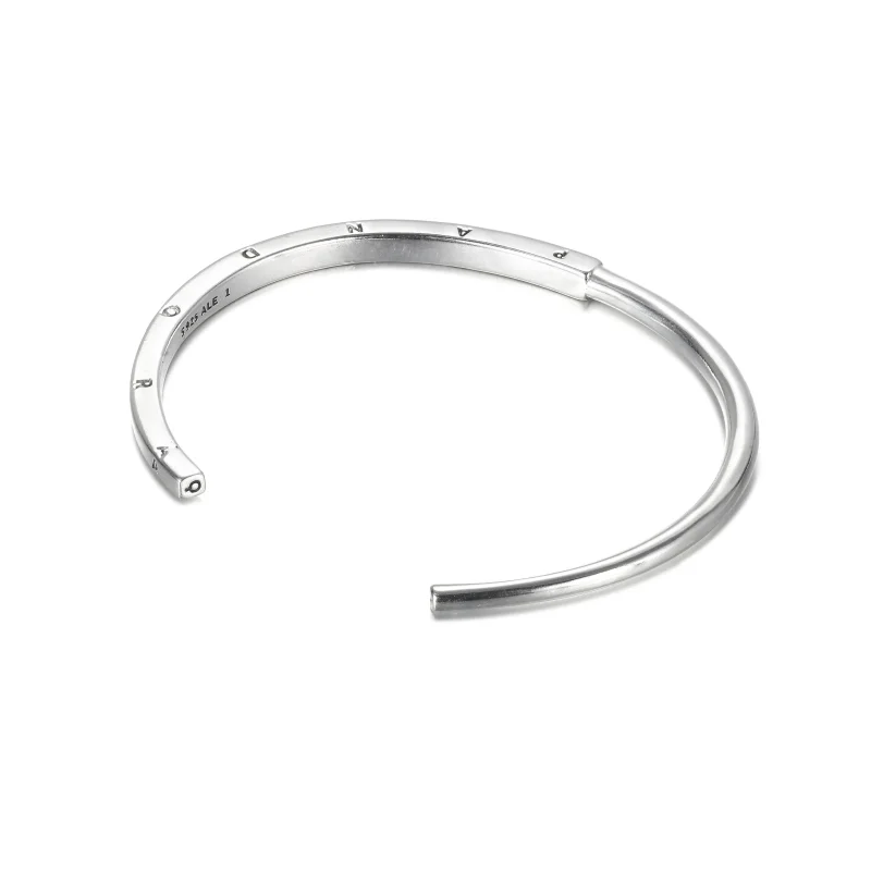(zdjęcie do) Bransoletka bangle Pandora Signature - 599493C00 - Wyświetl 2