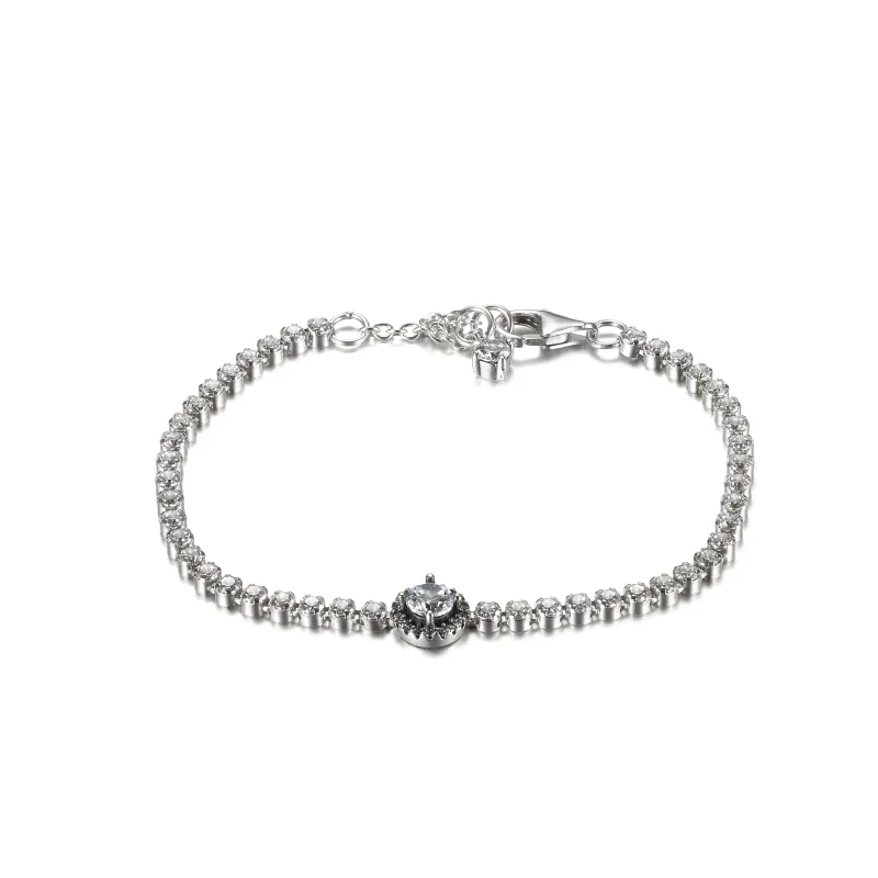 (zdjęcie do) Bransoletka tenisowa z lśniącą obwódką - 599416C01 - Wyświetl 2