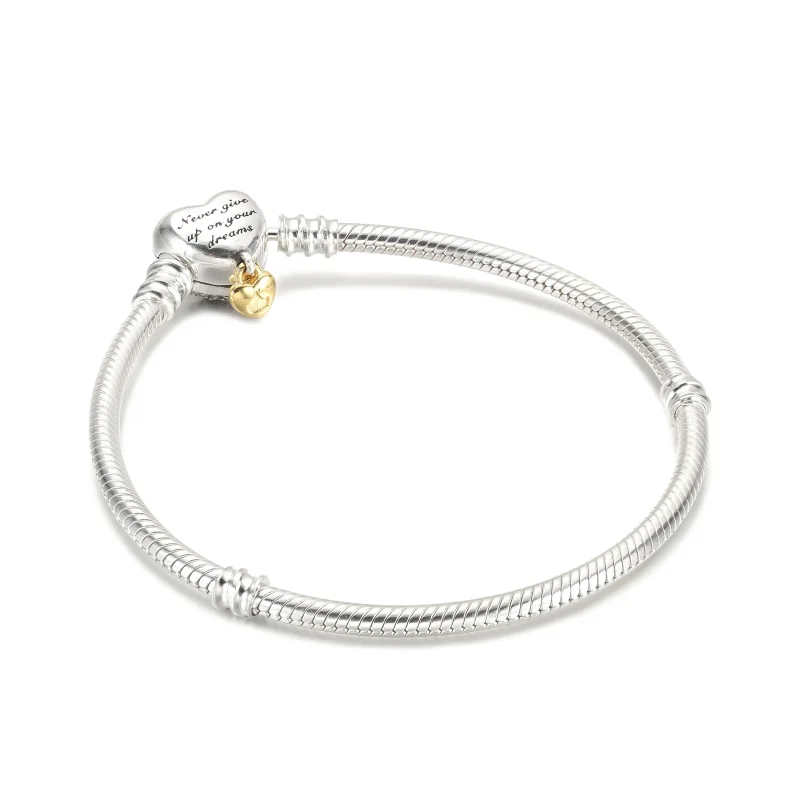 (zdjęcie do) Bransoletka wężykowa Disney Pandora Moments z zapięciem w kształcie serca - 5695 - Wyświetl 3