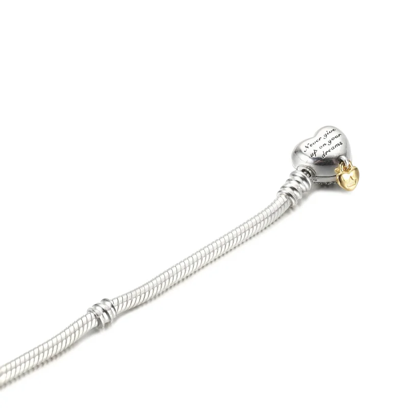 (zdjęcie do) Bransoletka wężykowa Disney Pandora Moments z zapięciem w kształcie serca - 5695 - Wyświetl 5