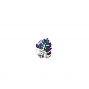 Charms Fioletowo-zielony liść - 799542C01