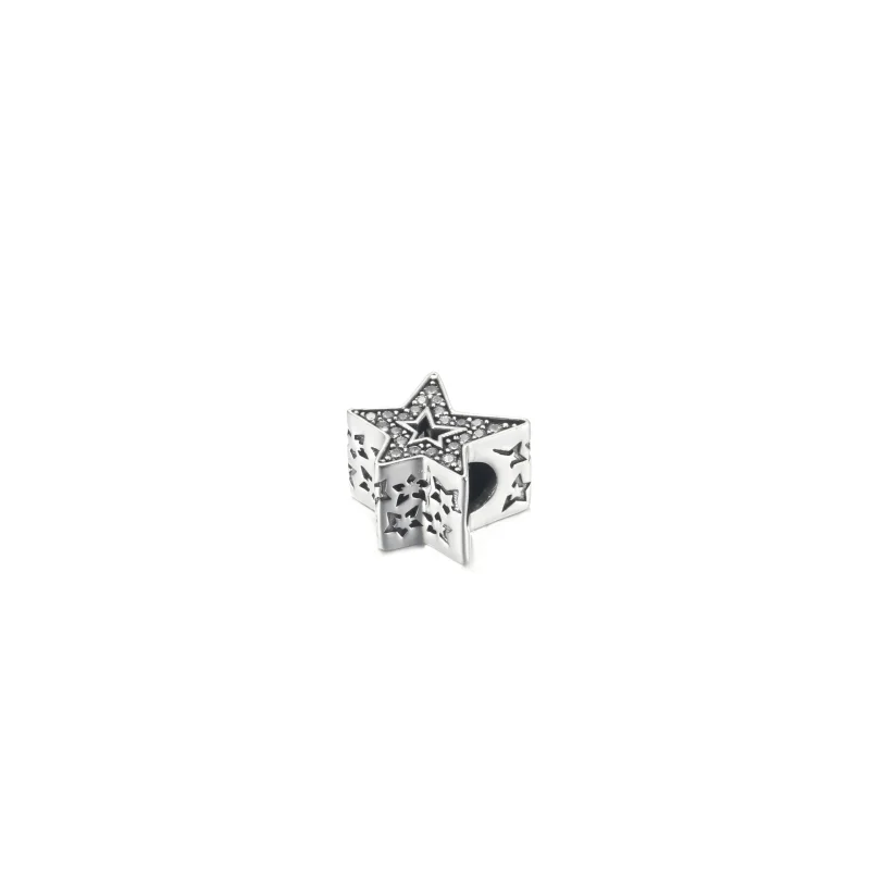 (zdjęcie do) Charms Lśniąca asymetryczna gwiazda - 790016C01 - Wyświetl 2