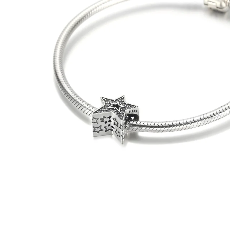(zdjęcie do) Charms Lśniąca asymetryczna gwiazda - 790016C01 - Wyświetl 5