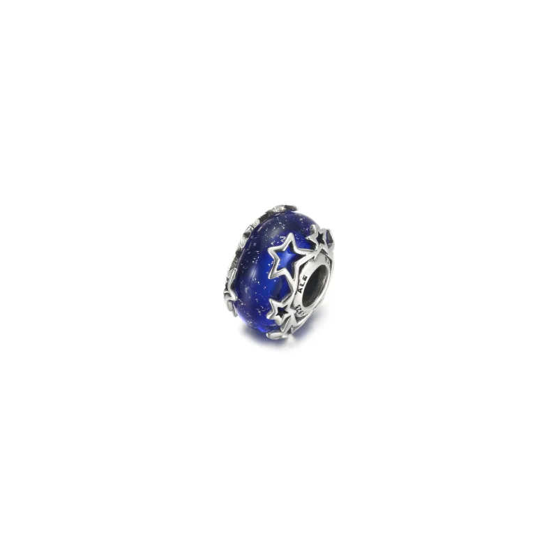 (zdjęcie do) Charms Murano Błękitna galaktyka i gwiazda - 790015C00 - Wyświetl 2