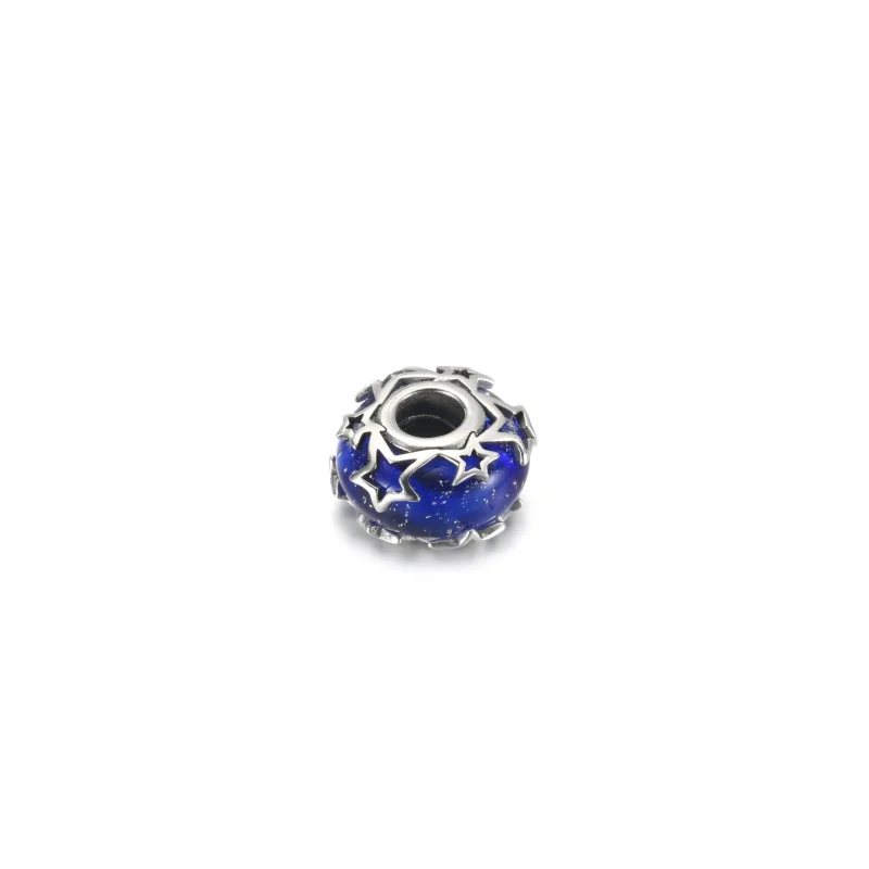 (zdjęcie do) Charms Murano Błękitna galaktyka i gwiazda - 790015C00 - Wyświetl 4