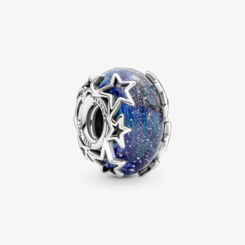 (zdjęcie do) Charms Murano Błękitna galaktyka i gwiazda - 790015C00