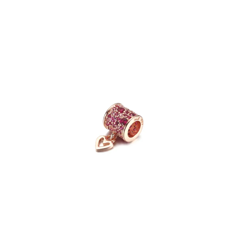 (zdjęcie do) Charms Pavé Freehand Heart Barrel - 789548C01 - Wyświetl 2
