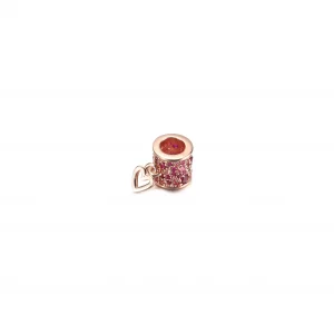 Charms Pavé Freehand Heart Barrel - 789548C01