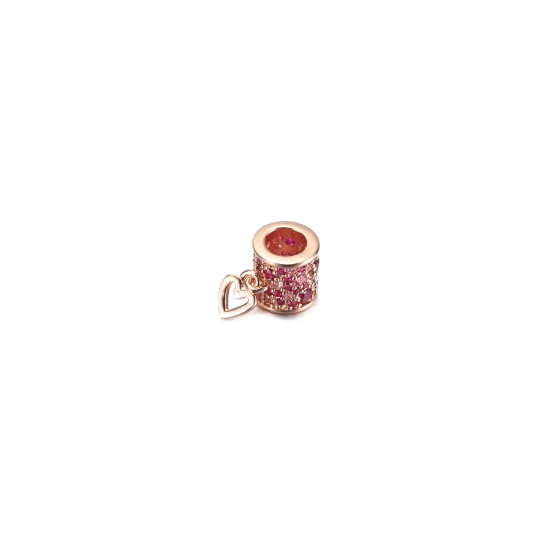 (zdjęcie do) Charms Pavé Freehand Heart Barrel - 789548C01 - Wyświetl 4
