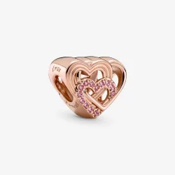 Charms Splecione serca miłości - 789529C01