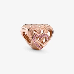 Charms Splecione serca miłości - 789529C01