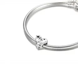 Charms Wdzięczne serce i gwiazdy - 799527C01