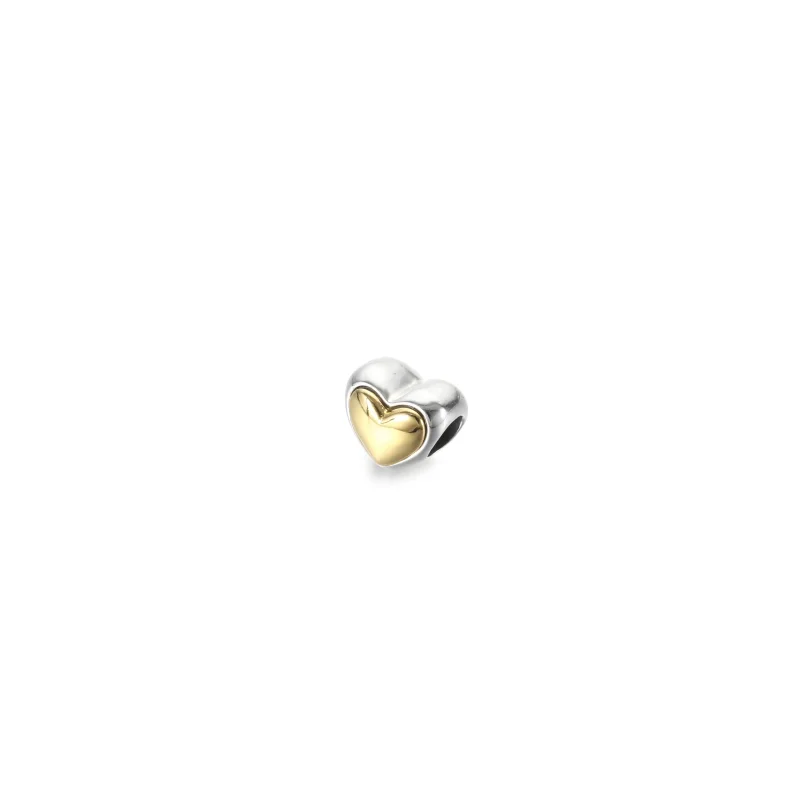 (zdjęcie do) Charms z wypukłym złocistym sercem - 799415C00 - Wyświetl 2