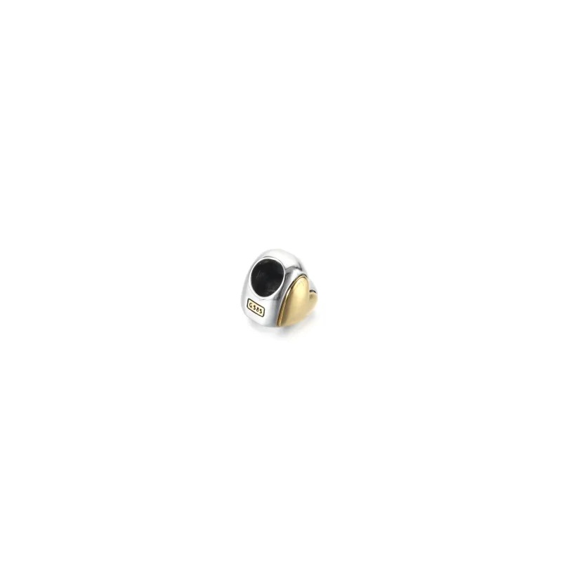 (zdjęcie do) Charms z wypukłym złocistym sercem - 799415C00 - Wyświetl 4