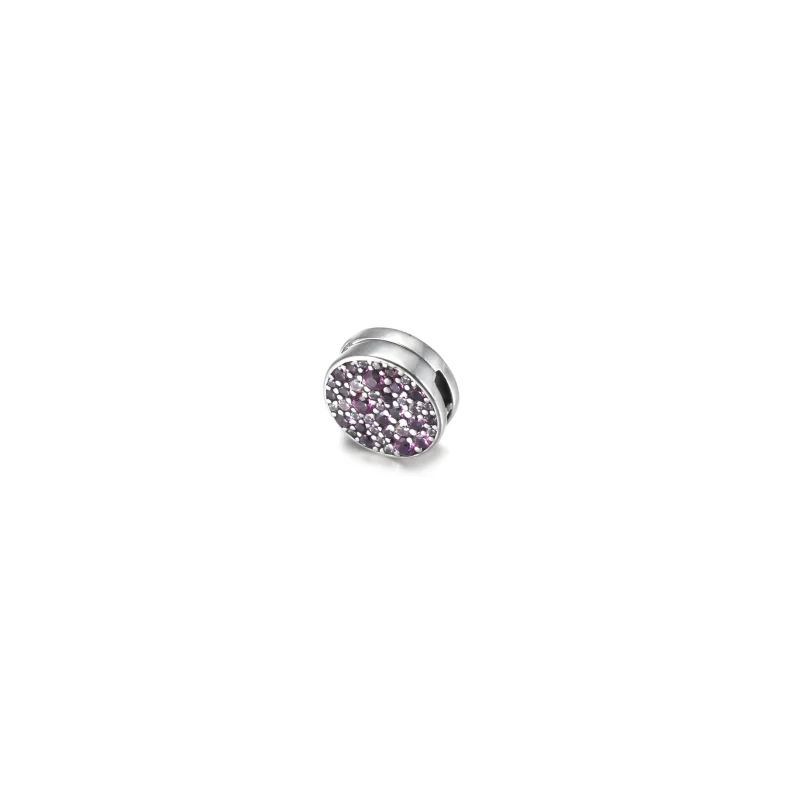 (zdjęcie do) Klips Różowy szyk Pavé - 799362C01 - Wyświetl 2