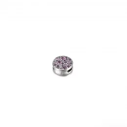 Klips Różowy szyk Pavé - 799362C01