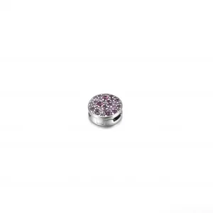 Klips Różowy szyk Pavé - 799362C01