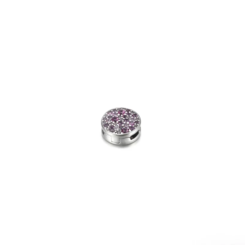 (zdjęcie do) Klips Różowy szyk Pavé - 799362C01 - Wyświetl 4