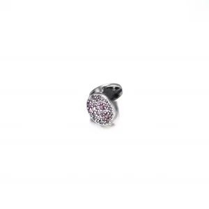 Klips Różowy szyk Pavé - 799362C01
