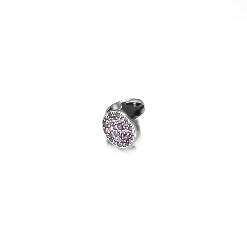 (zdjęcie do) Klips Różowy szyk Pavé - 799362C01 - Wyświetl 5