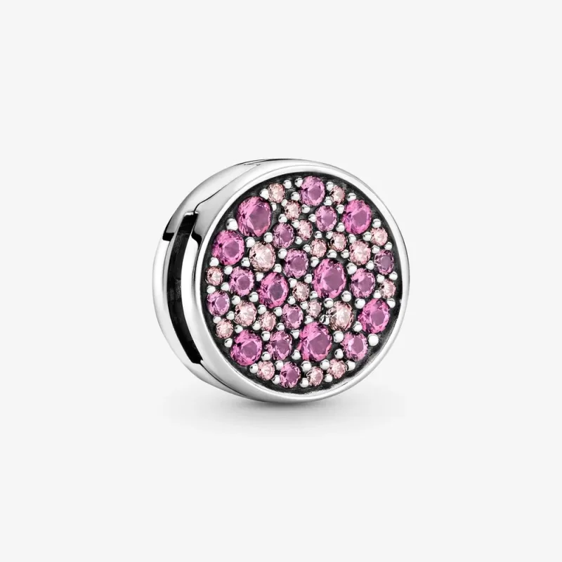 (zdjęcie do) Klips Różowy szyk Pavé - 799362C01