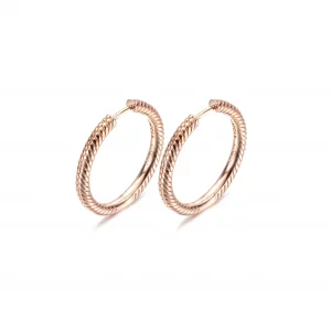 Kolczyki obręcze Pandora Moments Charm - 289532C00