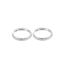 Kolczyki obręcze Pandora Moments Charm - 299532C00