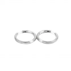Kolczyki obręcze Pandora Moments Charm - 299532C00