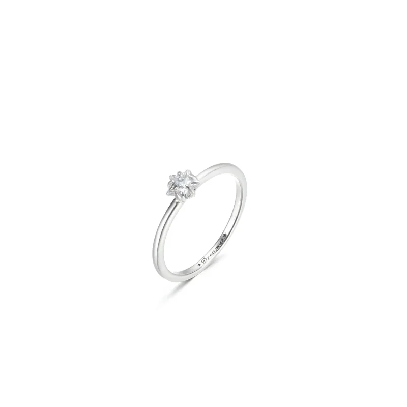 (zdjęcie do) Pierścionek solitaire Lśniąca gwiazda - 190026C01 - Wyświetl 2