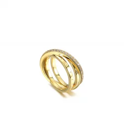 Trzy splecione pasma pavé - 169057C01