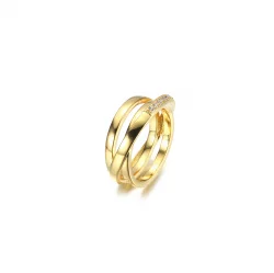 Trzy splecione pasma pavé - 169057C01