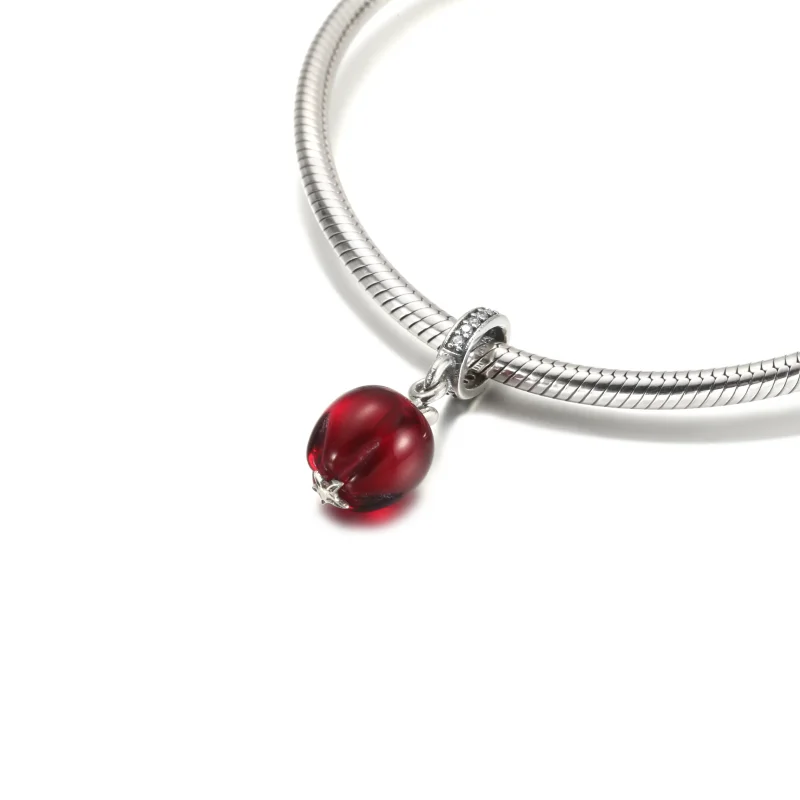 (zdjęcie do) Zawieszka Czerwone jabłko Murano - 799534C01 - Wyświetl 5