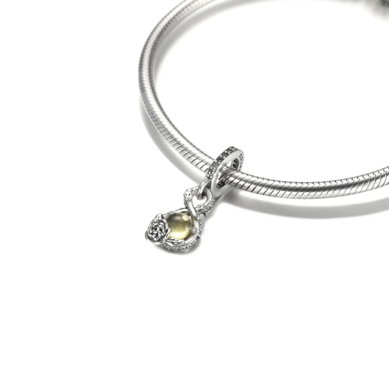 (zdjęcie do) Zawieszka Disney Bella Nieskończoność i róża - 399525C01 - Wyświetl 5