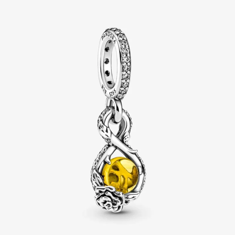 (zdjęcie do) Zawieszka Disney Bella Nieskończoność i róża - 399525C01