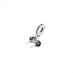 Zawieszka Myszka Minnie Czarno-biała opaska na ucho - P400942464791