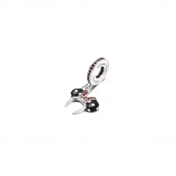 Zawieszka Myszka Minnie Czarno-biała opaska na ucho - P400942464791