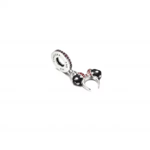 Zawieszka Myszka Minnie Czarno-biała opaska na ucho - P400942464791