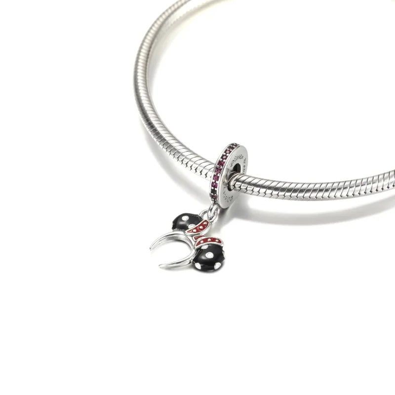 (zdjęcie do) Zawieszka Myszka Minnie Czarno-biała opaska na ucho - P400942464791 - Wyświetl 5