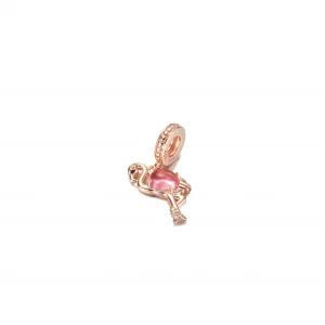 Zawieszka Różowy flaming Murano - 789431C01