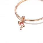 Zawieszka Różowy flaming Murano - 789431C01