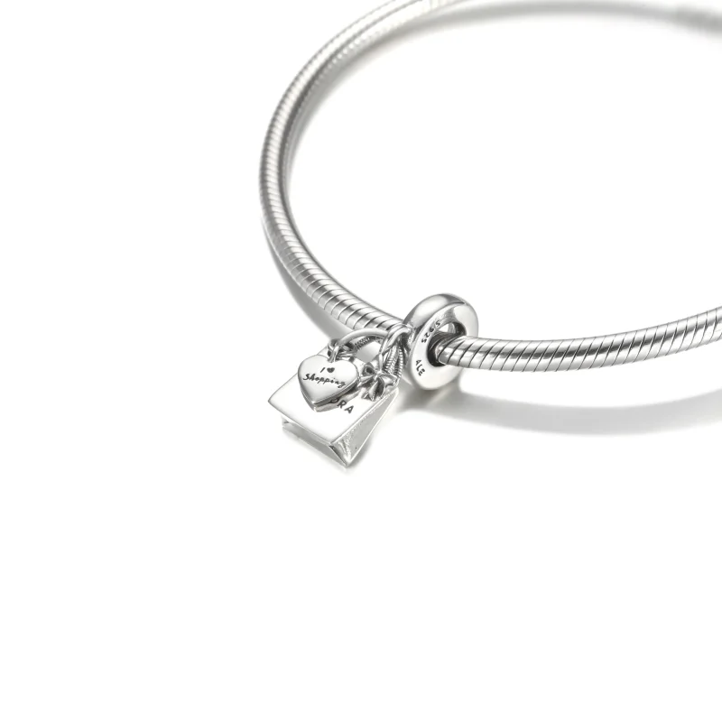 (zdjęcie do) Zawieszka Torba na zakupy Pandora - 799536C00 - Wyświetl 5