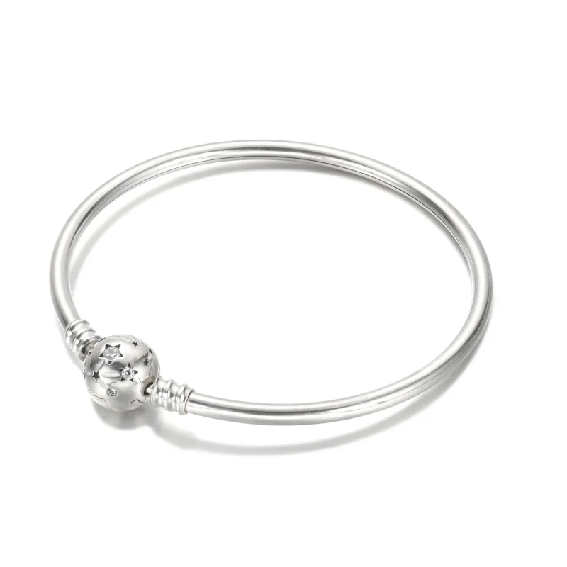 (zdjęcie do) Bransoletka Bangle Pandora Moments Gwiazdy i Galaktyka - 590009C01 - Wyświetl 2