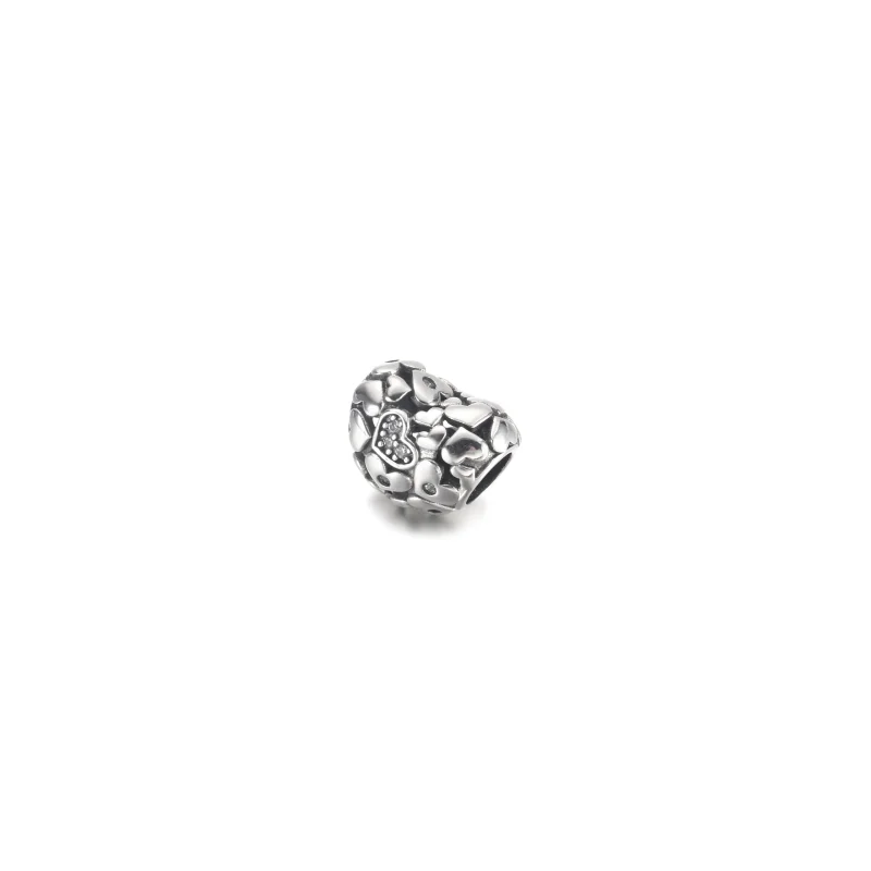 (zdjęcie do) Charms PANDORA Ażurowe lśniące serca - 791061C01 - Wyświetl 2