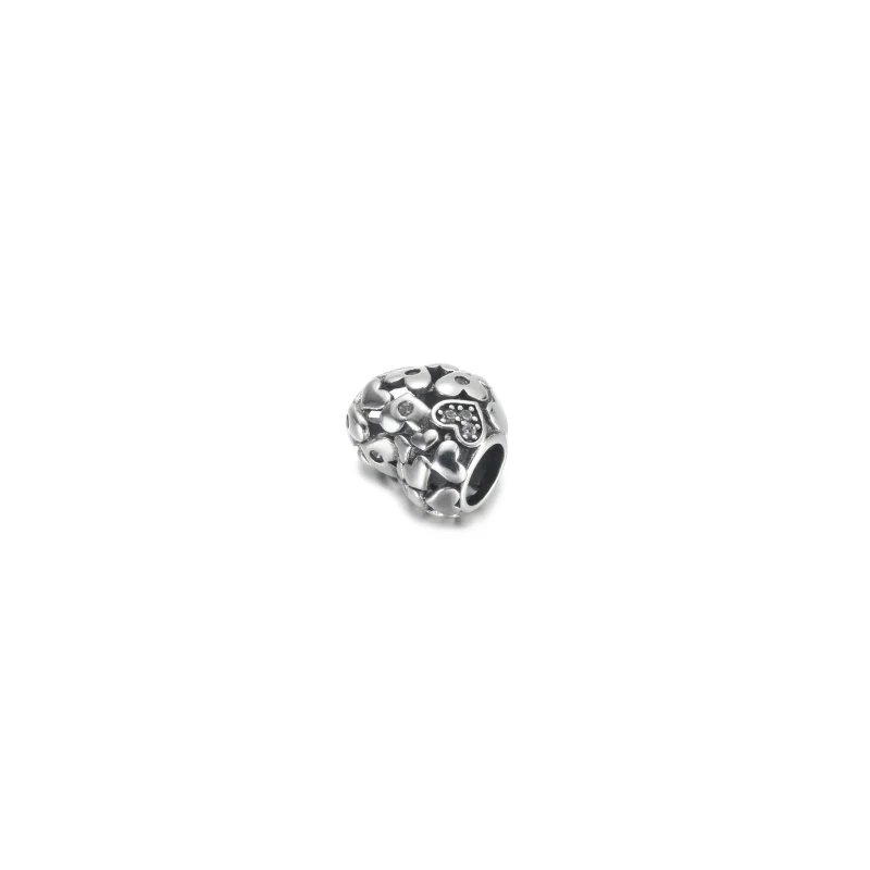 (zdjęcie do) Charms PANDORA Ażurowe lśniące serca - 791061C01 - Wyświetl 3