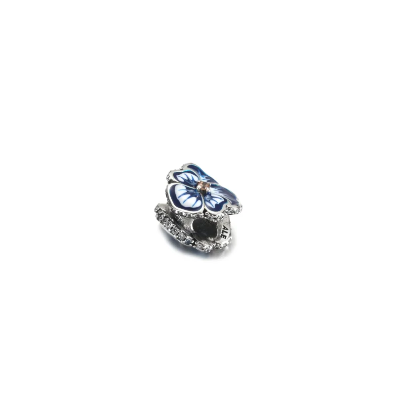 (zdjęcie do) Charms PANDORA Błękitny bratek - 790777C02 - Wyświetl 3