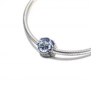 Charms PANDORA Błękitny bratek - 790777C02