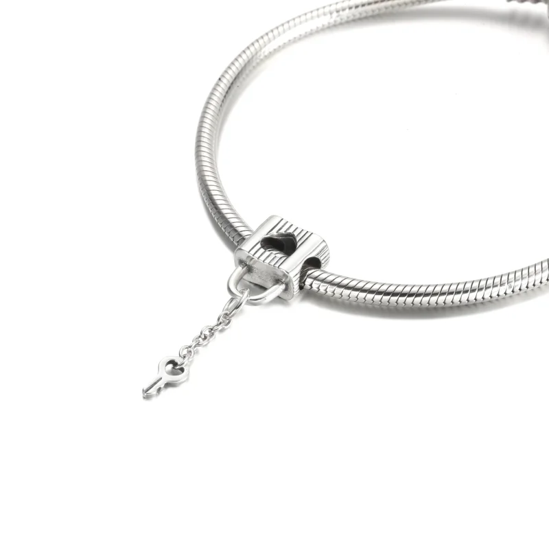 (zdjęcie do) Charms PANDORA Kłódka z kluczykiem - 790095C01 - Wyświetl 5